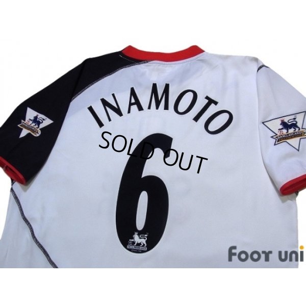 Photo4: Fulham 2003-2005 Home Shirt #6 Junichi Inamoto Barclaycard Premiership Patch/Badge