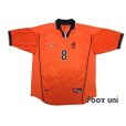 Photo1: Netherlands 1998 Home Shirt #8 Bergkamp (1)