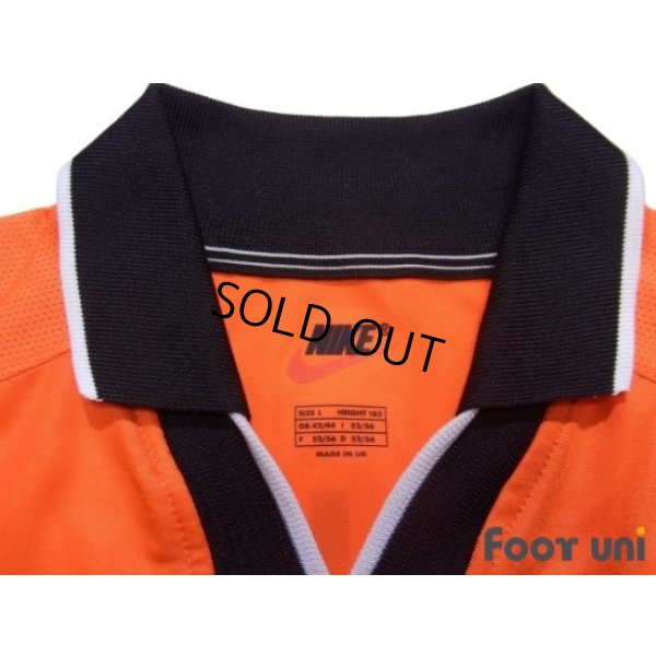 Photo5: Netherlands 1998 Home Shirt #8 Bergkamp