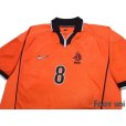 Photo3: Netherlands 1998 Home Shirt #8 Bergkamp