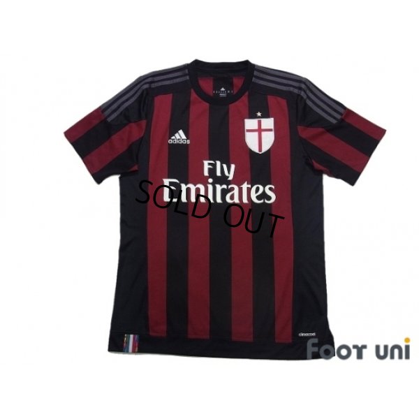Photo1: AC Milan 2015-2016 Home Shirt