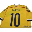 Photo4: Colombia 2014 Home Shirt #10 James Rodríguez