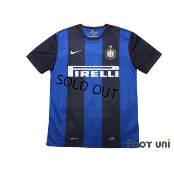 Photo1: Inter Milan 2012-2013 Home Shirt #22 Milito