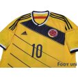 Photo3: Colombia 2014 Home Shirt #10 James Rodríguez