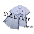 Real Madrid 2016-2017 Home Shirt and Shorts Set La Liga Patch/Badge