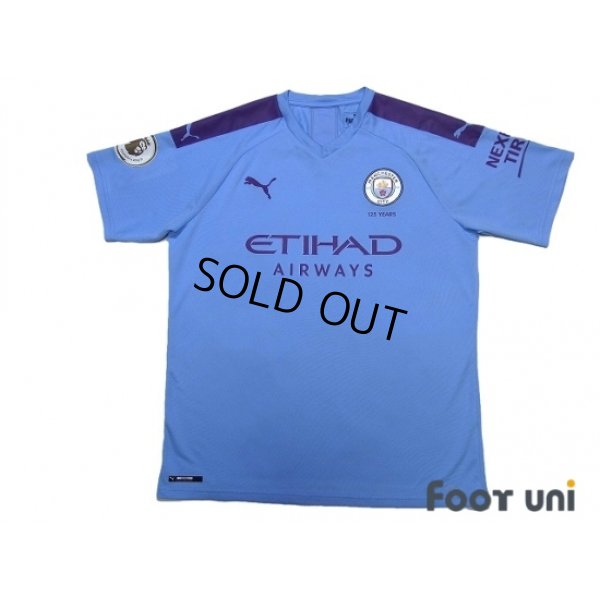 Photo1: Manchester City 2019-2020 Home Shirt #21 Silva Premier League Patch/Badge
