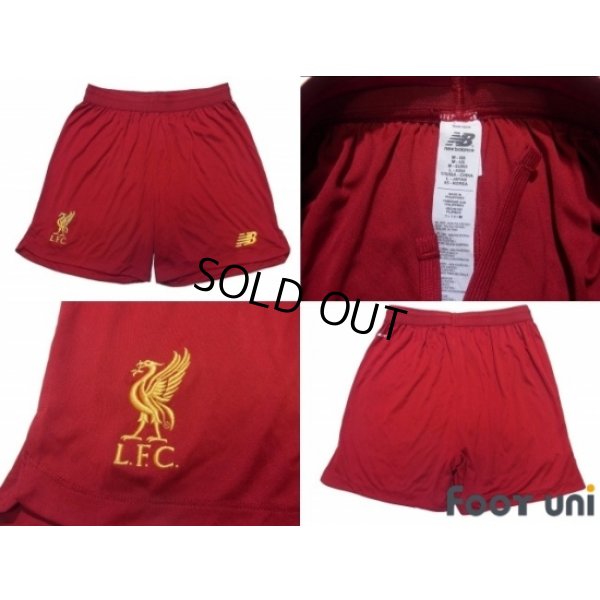 Photo8: Liverpool 2019-2020 Home Shirt and Shorts Set #11 Mohamed Salah Premier League Patch/Badge