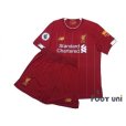 Photo1: Liverpool 2019-2020 Home Shirt and Shorts Set #11 Mohamed Salah Premier League Patch/Badge (1)