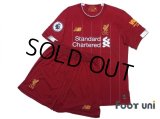 Liverpool 2019-2020 Home Shirt and Shorts Set #11 Mohamed Salah Premier League Patch/Badge
