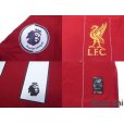 Photo7: Liverpool 2019-2020 Home Shirt and Shorts Set #11 Mohamed Salah Premier League Patch/Badge