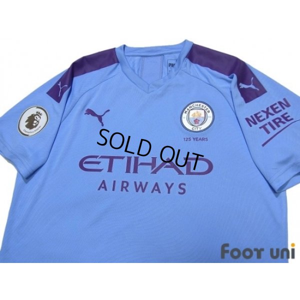 Photo3: Manchester City 2019-2020 Home Shirt #21 Silva Premier League Patch/Badge