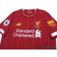 Photo3: Liverpool 2019-2020 Home Shirt and Shorts Set #11 Mohamed Salah Premier League Patch/Badge