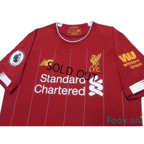 Photo3: Liverpool 2019-2020 Home Shirt and Shorts Set #11 Mohamed Salah Premier League Patch/Badge