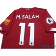 Photo4: Liverpool 2019-2020 Home Shirt and Shorts Set #11 Mohamed Salah Premier League Patch/Badge