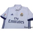 Photo3: Real Madrid 2016-2017 Home Shirt and Shorts Set La Liga Patch/Badge