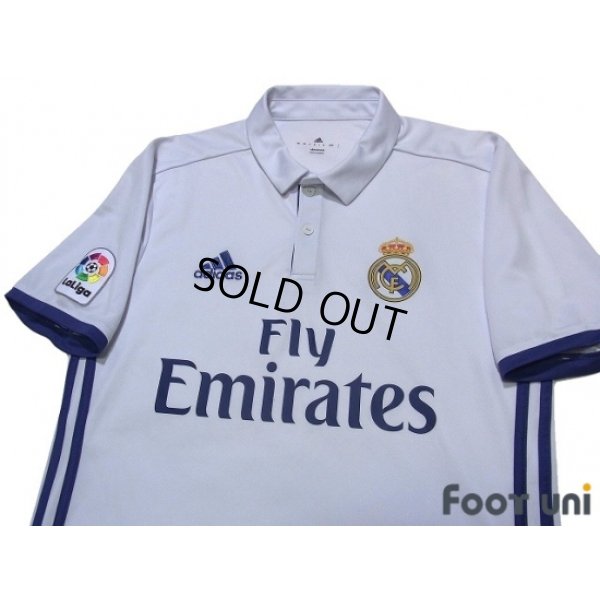 Photo3: Real Madrid 2016-2017 Home Shirt and Shorts Set La Liga Patch/Badge
