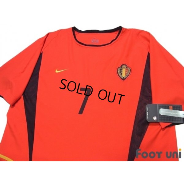 Photo3: Belgium 2002 Home Shirt #7 Wilmots w/tags
