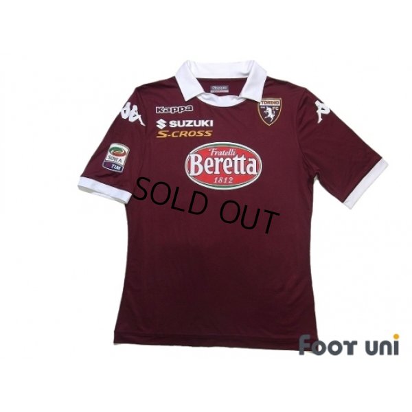 Photo1: Torino 2013-2014 Home Shirt #11 Alessio Cerci Serie A Tim Patch/Badge