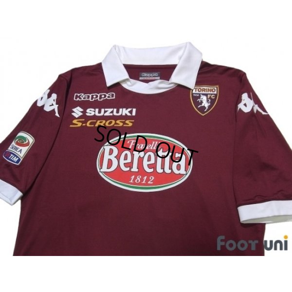 Photo3: Torino 2013-2014 Home Shirt #11 Alessio Cerci Serie A Tim Patch/Badge