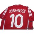 Photo4: Denmark 2006 Home Shirt #10 Jorgensen