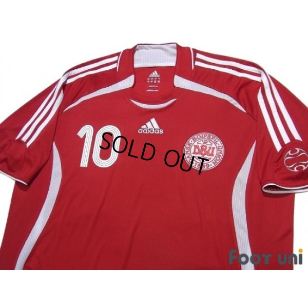 Photo3: Denmark 2006 Home Shirt #10 Jorgensen