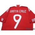 Photo4: Paraguay 2010 Home Shirt #9 Santa Cruz