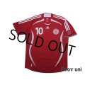Denmark 2006 Home Shirt #10 Jorgensen