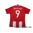 Photo2: Paraguay 2010 Home Shirt #9 Santa Cruz (2)