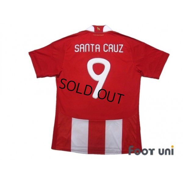 Photo2: Paraguay 2010 Home Shirt #9 Santa Cruz