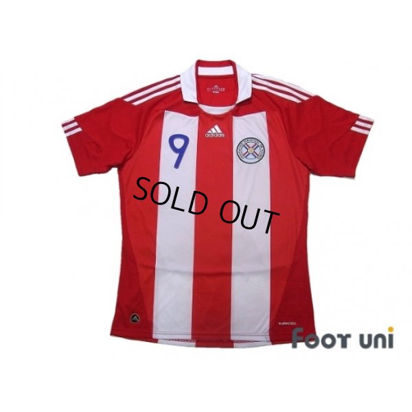 Photo1: Paraguay 2010 Home Shirt #9 Santa Cruz