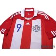 Photo3: Paraguay 2010 Home Shirt #9 Santa Cruz