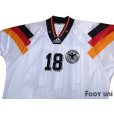 Photo3: Germany Euro 1992 Home Shirt #18 Klinsmann