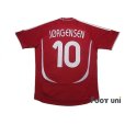 Photo2: Denmark 2006 Home Shirt #10 Jorgensen (2)