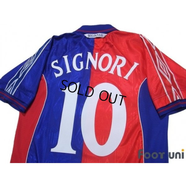 Photo4: Bologna 2000-2001 Home Shirt #10 Signori