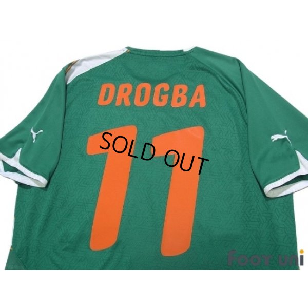 Photo4: Cote d'Ivoire 2010 Away Shirt #11 Drogba