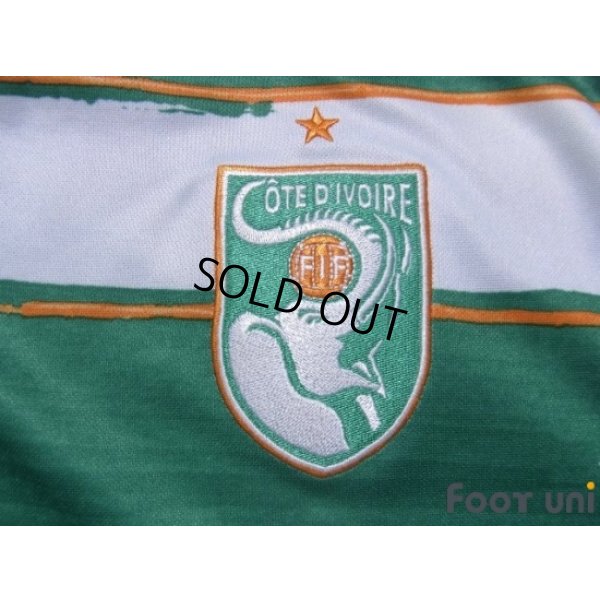 Photo6: Cote d'Ivoire 2010 Away Shirt #11 Drogba