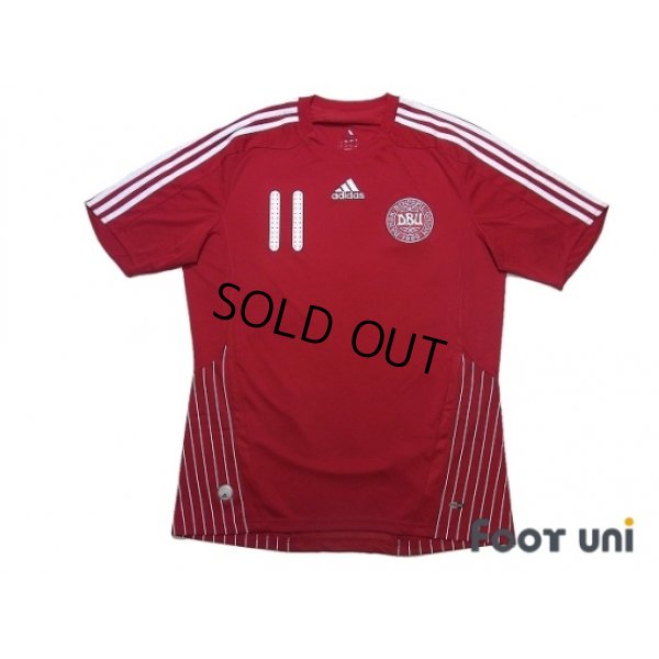 Photo1: Denmark 2008 Home Shirt #11 Bendtner