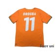 Photo2: Cote d'Ivoire 2010 Home Shirt #11 Drogba (2)