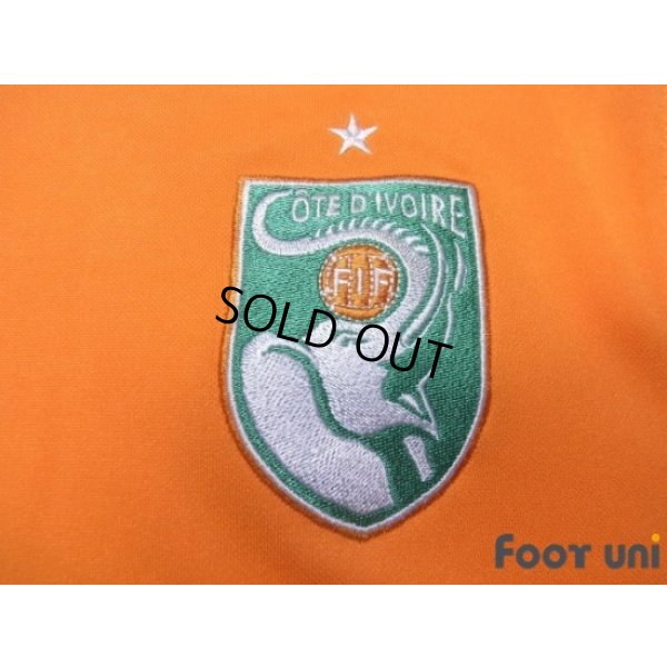 Photo6: Cote d'Ivoire 2010 Home Shirt #11 Drogba