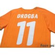 Photo4: Cote d'Ivoire 2010 Home Shirt #11 Drogba