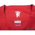 Photo5: Manchester United 2007-2009 Home Long Sleeve Shirt #7 Ronaldo Champions Barclays Premier League Patch/Badge
