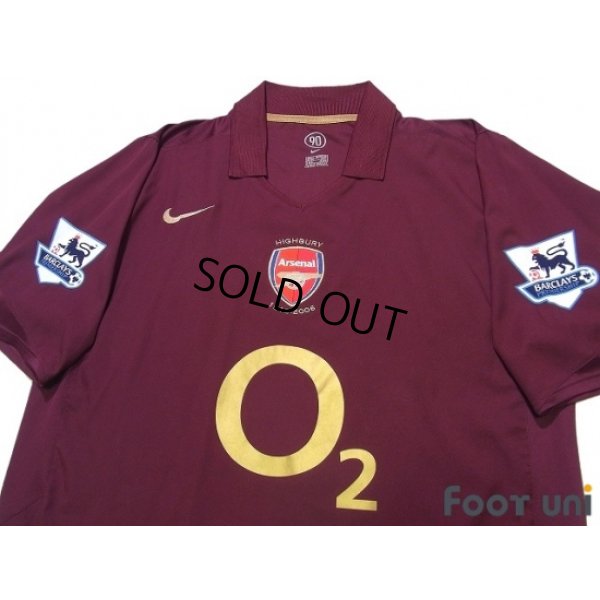 Photo3: Arsenal 2005-2006 Home Shirt #14 Henry BARCLAYCARD PREMIERSHIP Patch/Badge