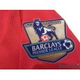 Photo7: Manchester United 2007-2009 Home Long Sleeve Shirt #7 Ronaldo Champions Barclays Premier League Patch/Badge