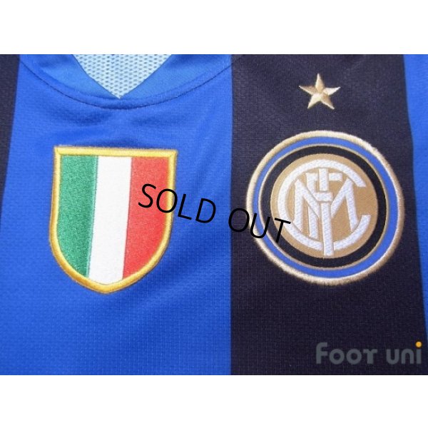 Photo6: Inter Milan 2008-2009 Home Shirt #4 J.Zanetti Lega Calcio Patch/Badge w/tags