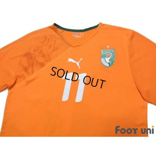 Photo3: Cote d'Ivoire 2010 Home Shirt #11 Drogba