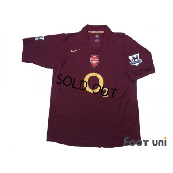 Photo1: Arsenal 2005-2006 Home Shirt #14 Henry BARCLAYCARD PREMIERSHIP Patch/Badge