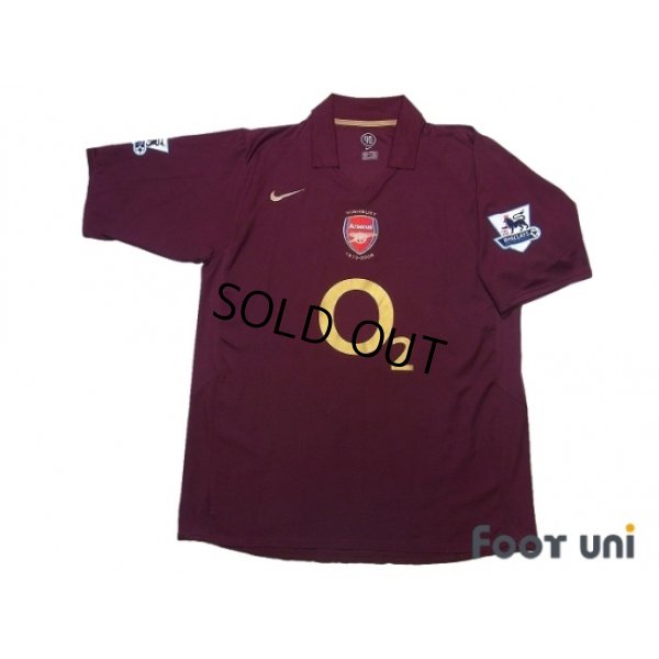 Photo1: Arsenal 2005-2006 Home Shirt #14 Henry BARCLAYCARD PREMIERSHIP Patch/Badge