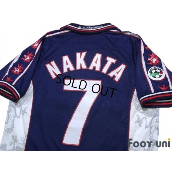 Photo4: Perugia 1999-2000 3rd Shirt #7 Hidetoshi Nakata Lega Calcio Patch/Badge