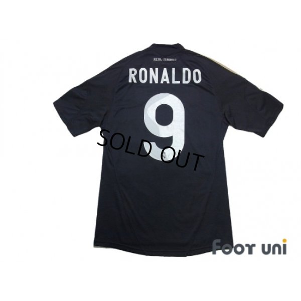 Photo2: Real Madrid 2009-2010 3rd Shirt #9 Ronaldo Champions League Patch/Badge