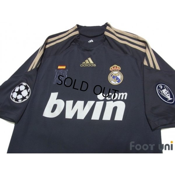 Photo3: Real Madrid 2009-2010 3rd Shirt #9 Ronaldo Champions League Patch/Badge